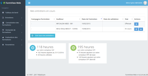 FormView WEB monte en puissance à partir de la version 1.6.1.0